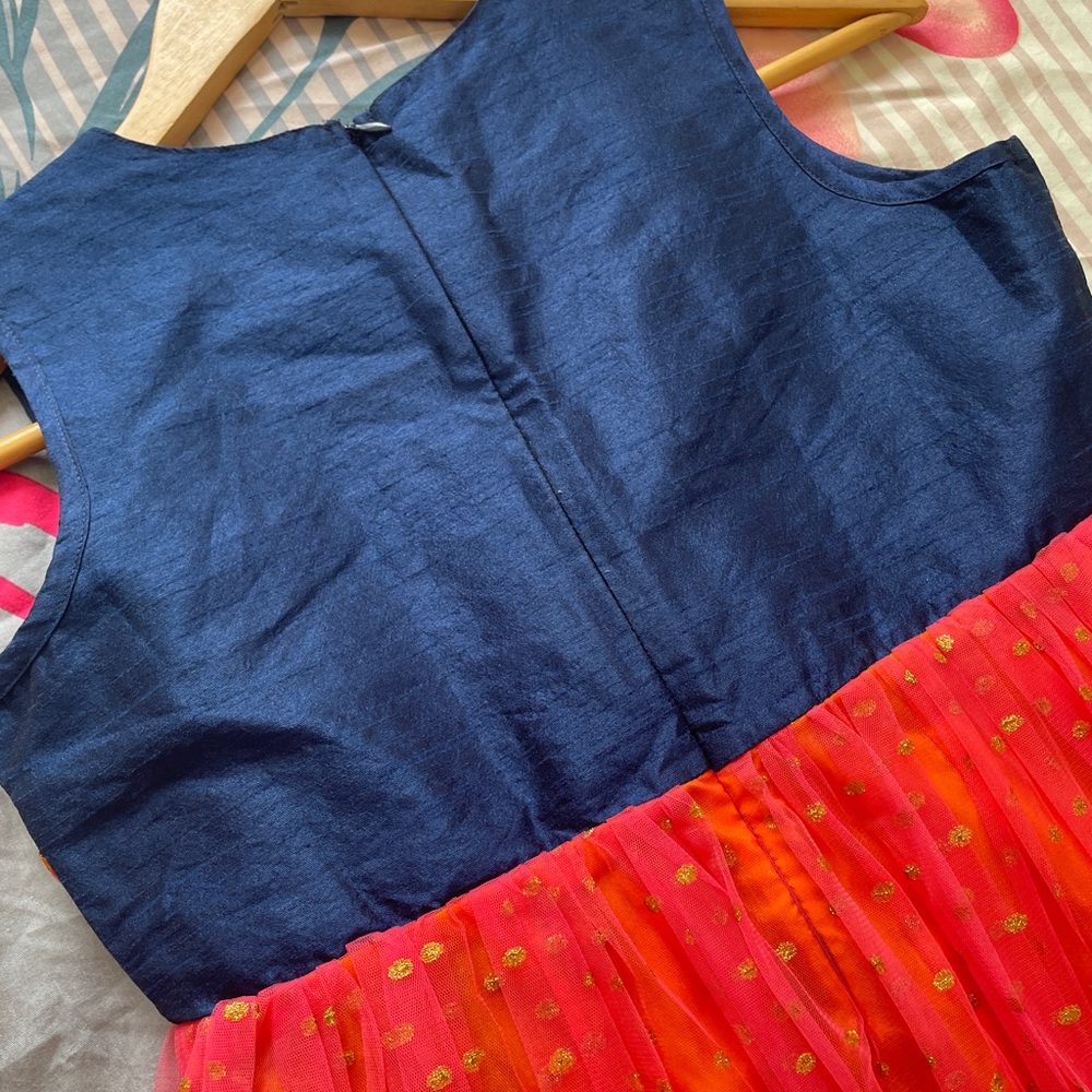 Floor length Vibrant Gown - Kids 13-14years - New - Picture 10 of 13